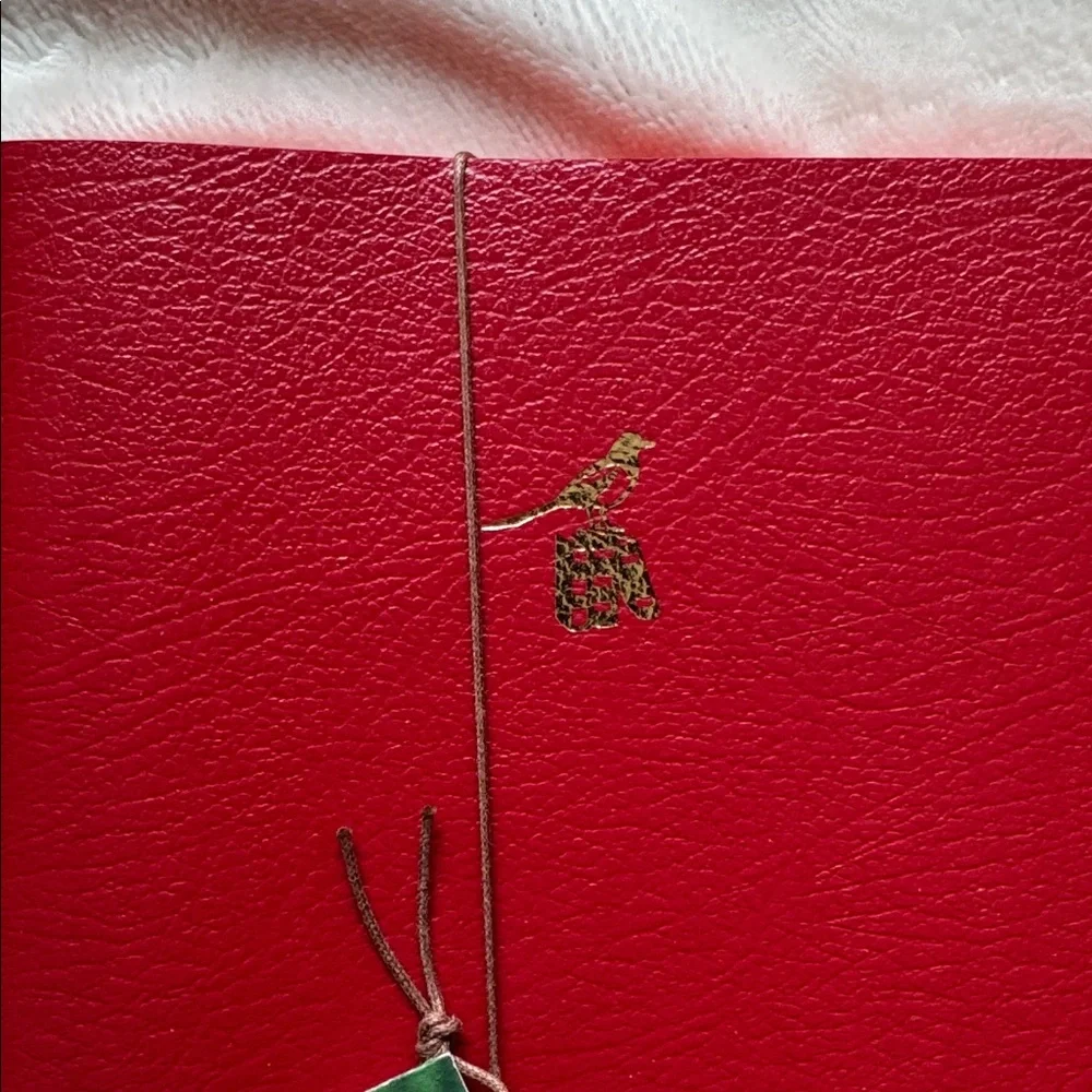 Bieffe Hand Made Italy 3x Stationary Journal Red Diary Notebook (Made in Italy)